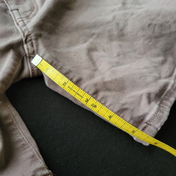 American Eagle Outfitters Tan ans Blush Jean Shorts Women's Size 6 - Picture 6 of 7